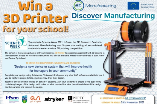 Win a 3D printer for your school 